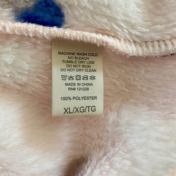 Bearpaw 2 Piece Pink Polka Dot Pajamas Snuggly Soft Women's XL - Picture 9 of 9